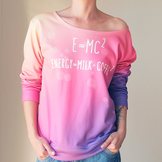 E=mc2 Bluza  ONE MUG A DAY