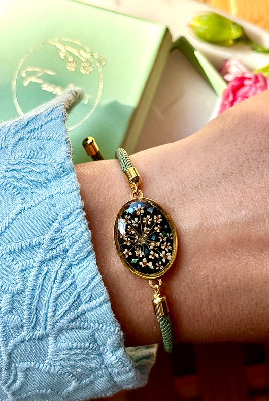 bransoletki na sznurku Bransoletka Dzika Marchew naCzerni