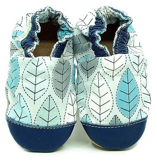 COTTON niebieskie listki ekoTuptusie ekoTUPTUSIE FIORINO