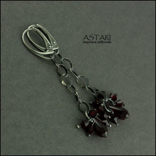 kryształ SWAROVSKI - CZERWONE WINO Astari