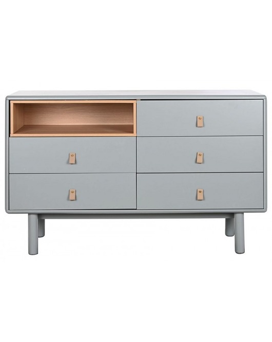 komody Komoda Drewniana Szafka Drewniana 5 Szuflad Oslo