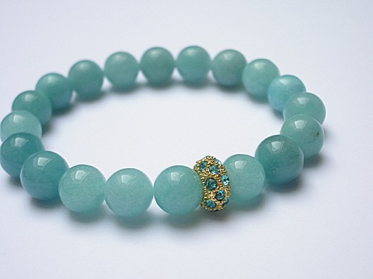 PROMOCJA ŚWIĄTECZNA. Blue crystals - bransoletka KiKa pracownia