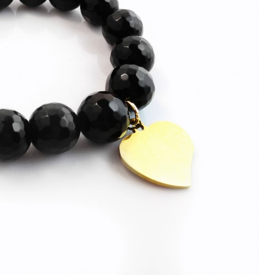 Bransoletka Black Heart labonita