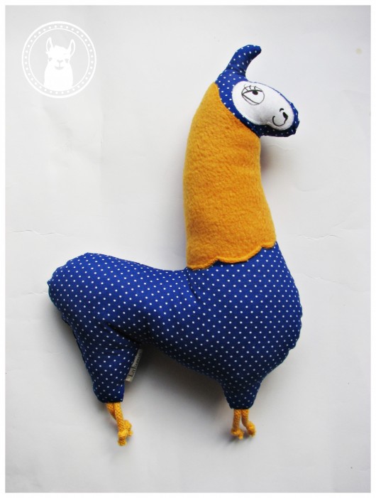 Dwulicowa lama do przytulania Lalama