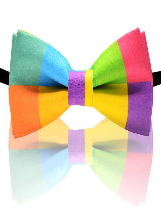 Personalizowana mucha męska Epic - Rainbow by ilo
