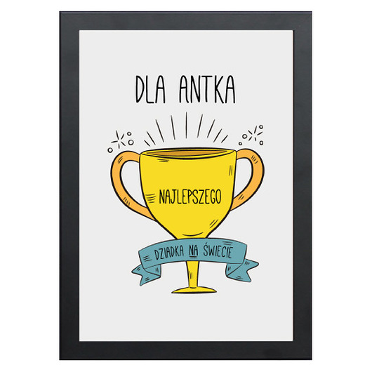 plakaty Plakat Puchar, prezent na Dzień Dziadka