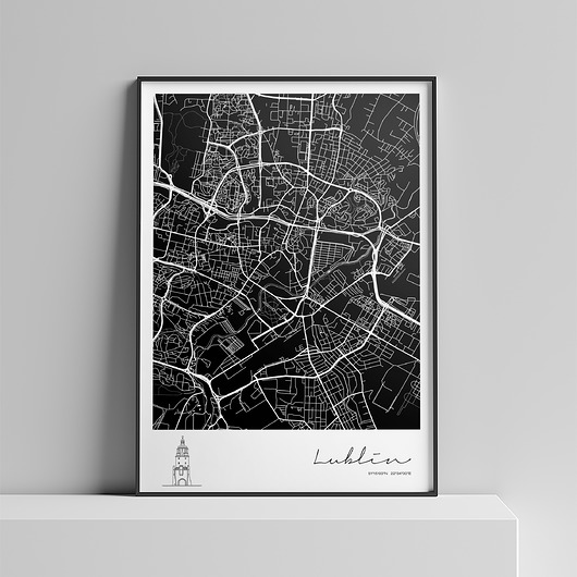 plakaty Plakat Miasto - Lublin