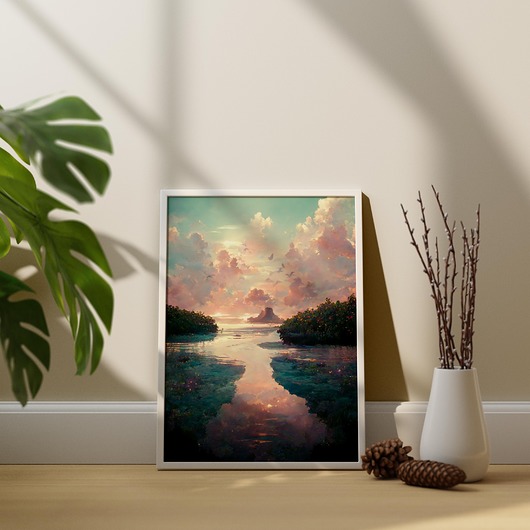 plakaty Plakat Jezioro o Wschodzie Słońca