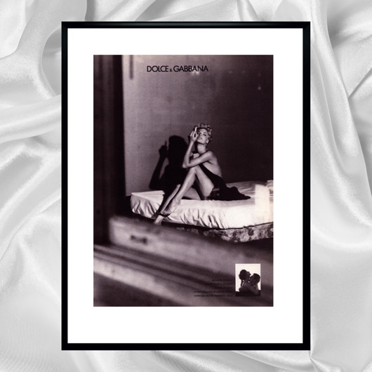 plakaty Plakat Linda Evangelista w reklamie Dolce & Gabbana, 1991 r