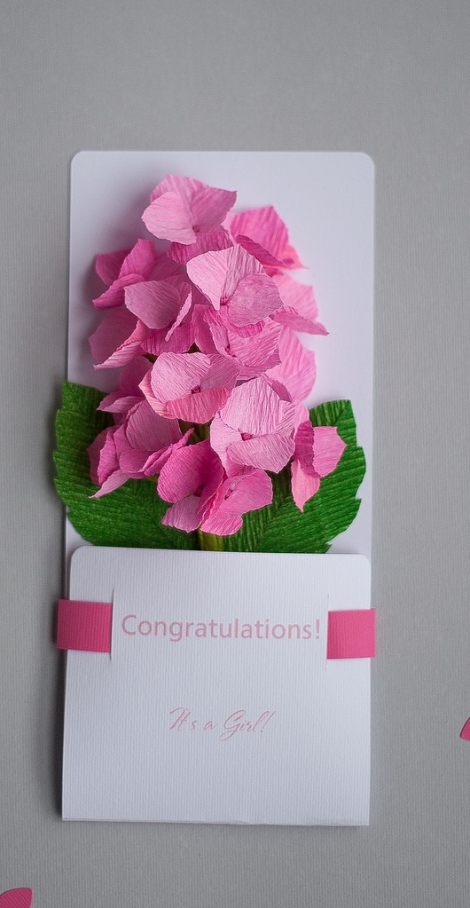Karteczki 3D dla niemowląt Flowers papier