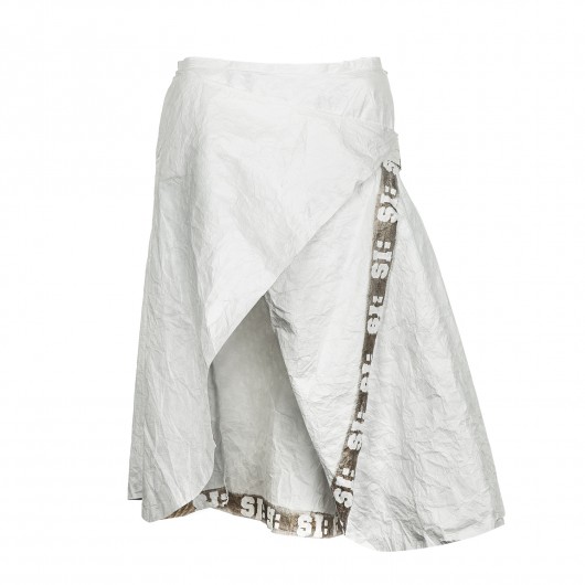 GoldWhite Skirt Si Haute Fashion