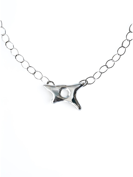 srebrne naszyjniki Naszyjnik z zawieszką Sol II