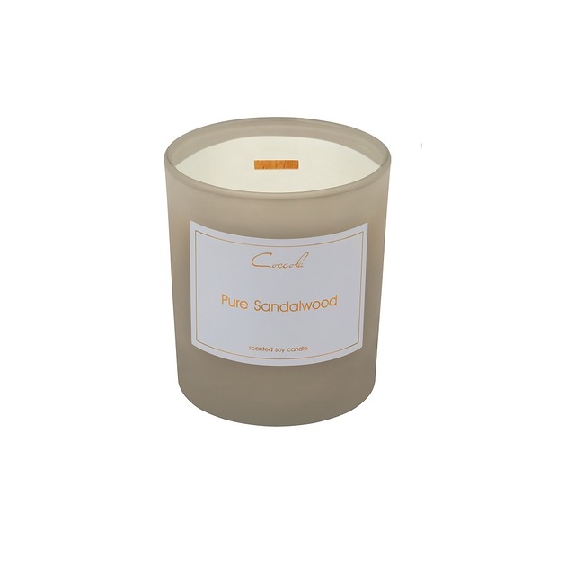 świeczniki i świece Ekologiczna naturalna świeca sojowa naturalna 160 gram (wybierz zapach)