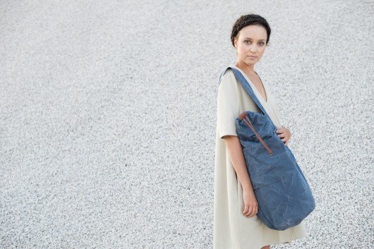 Tobołek oversize denim Aga Prus