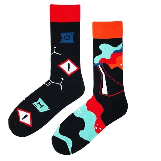 skarpetki damskie Skarpetki kolorowe chemia FUNNY SOCKS