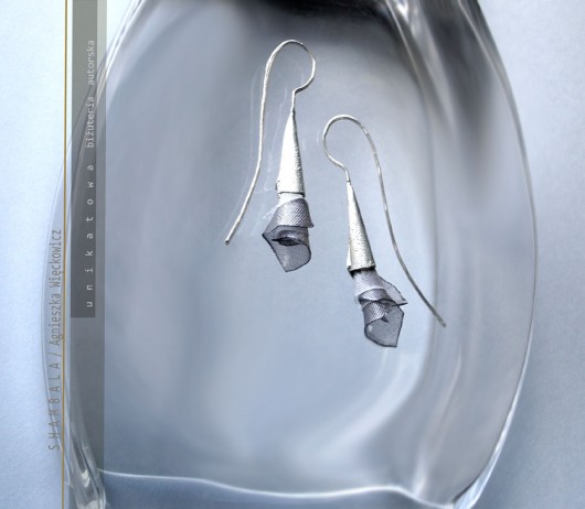 kolczyki wire wrapping kolczyki BRAHMA