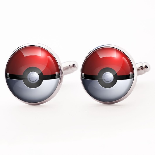 spinki do mankietów Pokeball - spinki do mankietów - 0258