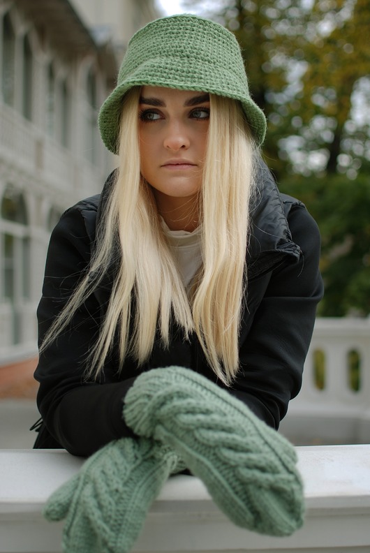 czapki damskie Kapelusz Bucket Hat  FLOSSY