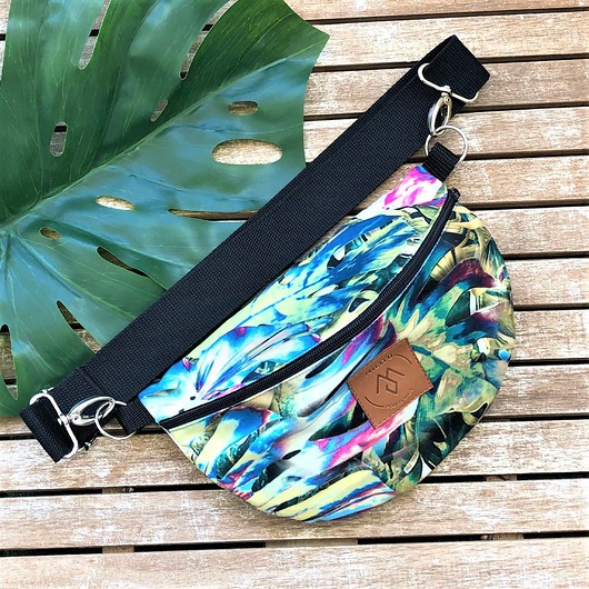Nerka / torebka Mili Belt Bag L - monstera 2 Militu