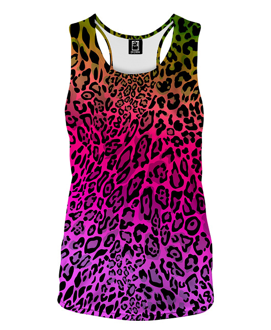 topy damskie DR.CROW Bokserka Damska Multicolor Leopard