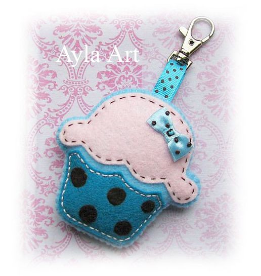 Cupcake brelok  ... mniammmm.... :) AylaArt