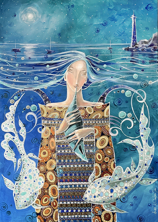 inne Maritimie Blues - Giclee