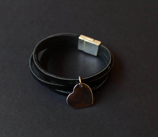 Bransoletka -"Simple heart" XXXDiamicArt