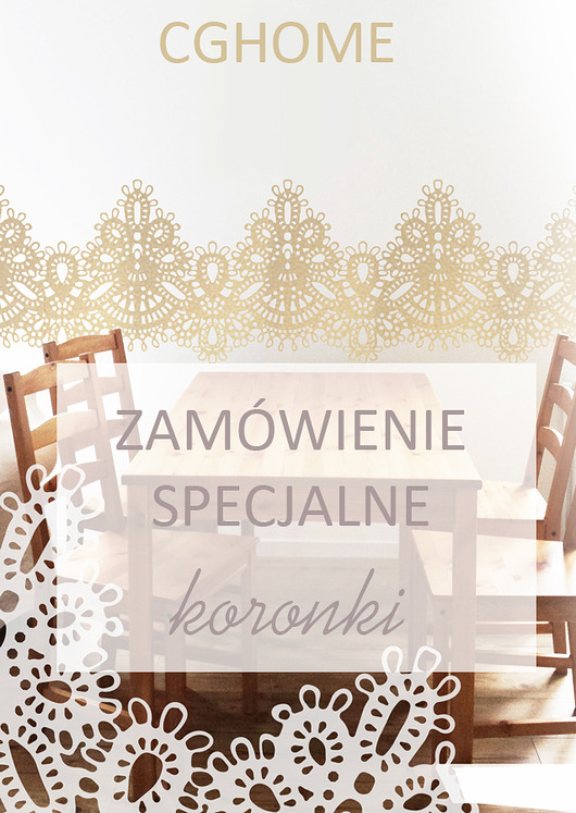 KORONKA na ścianę ZAMÓWIENIE SPECJALNE Cghome