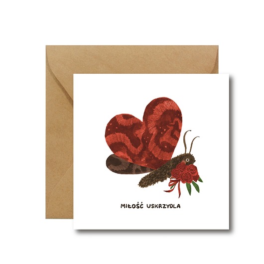 kartki okolicznościowe - wydruki Miłość Uskrzydla - kartka na Walentynki  Hi Little