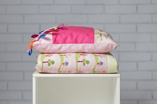 Lekki kocyk i podusia Bawełna Polarek GRATIS LalaShop
