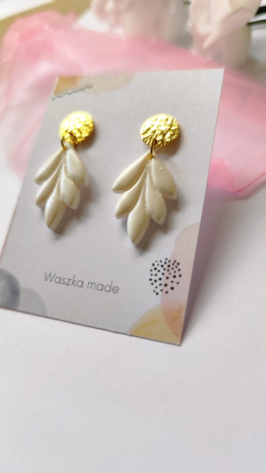 kolczyki z masy plastycznej Kolczyki Elegant