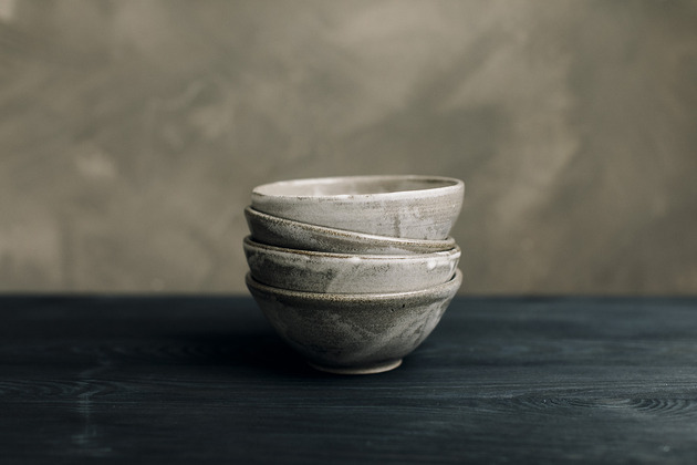 miski i misy Miska ceramiczna Mgła