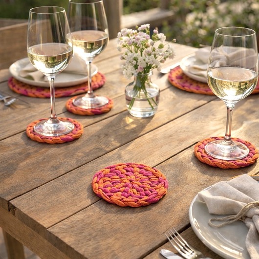 podkładki do kuchni Zestaw 4 sztuk podkładek Sunset Muse