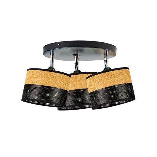 plafony Lampa sufitowa do salonu w stylu glamour DAKOTA GOLD