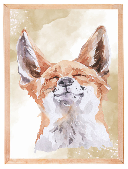 obrazy i plakaty do pokoju dziecięcego PLAKAT, OBRAZEK leśna zwierzęta safarii nr.8