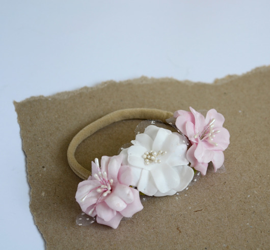 FairyBows Opaska wianuszek w stylu boho FairyBows