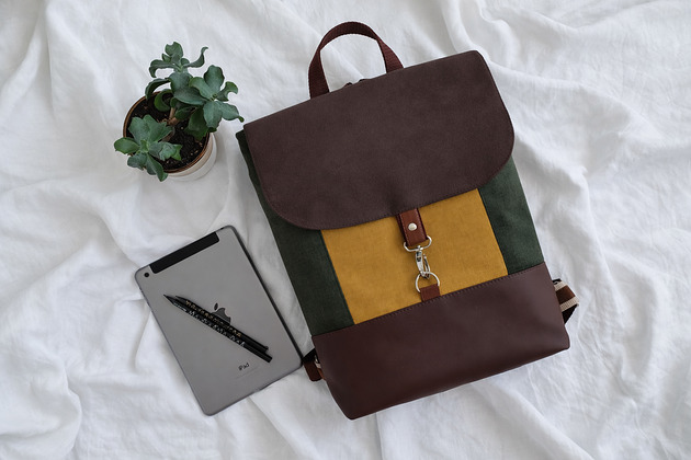 plecaki Damski plecak z kroplą słońca.