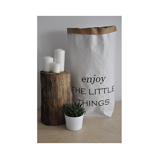 Worek papierowy  Enjoy The Little Things Artists Workshop