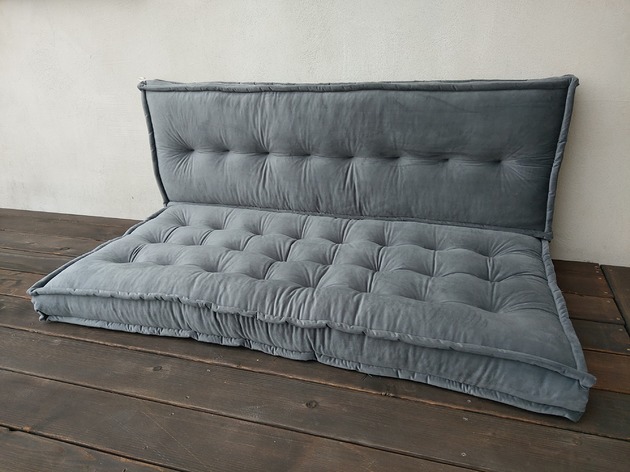 pufy do siedzenia Sofa modułowa Futon materac francuski Velvet  Siedzisko na podłogę