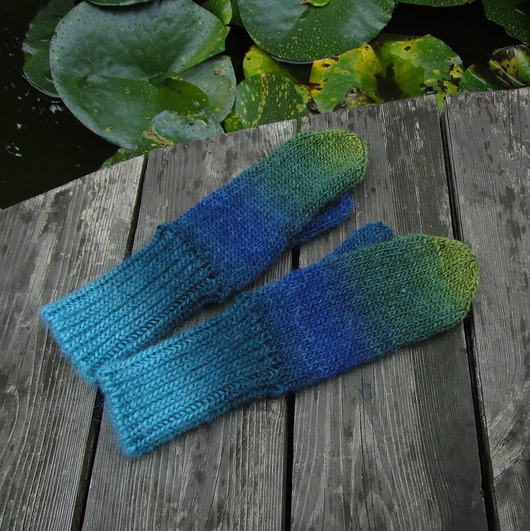 ocean / rękawiczki agat handmade