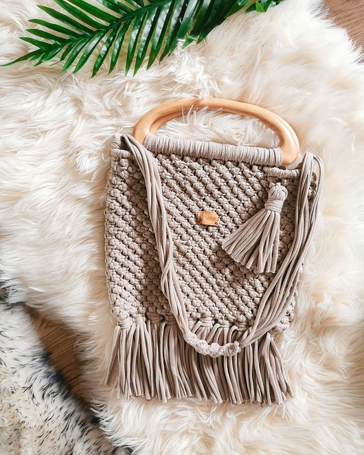 torby na ramię Pleciona damska torebka ze sznurka w stylu BOHO