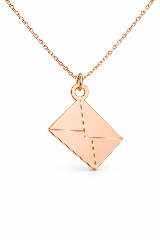 złote naszyjniki LIST - naszyjnik srebro, złoto, różowe złoto