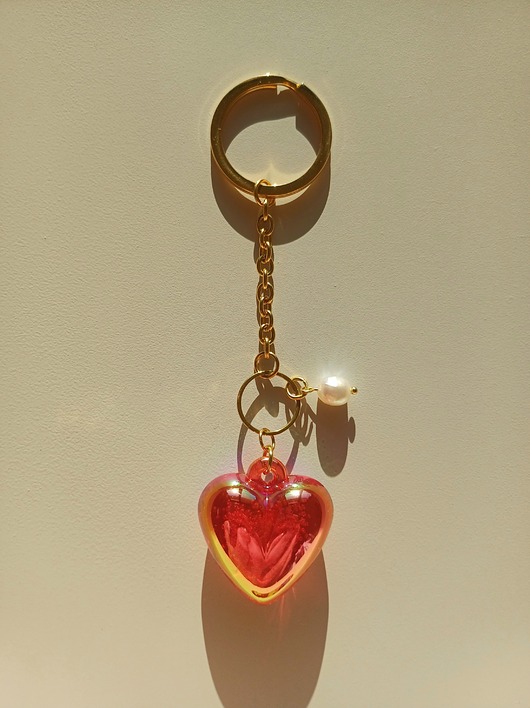 breloki Brelok serce - stal szlachetna