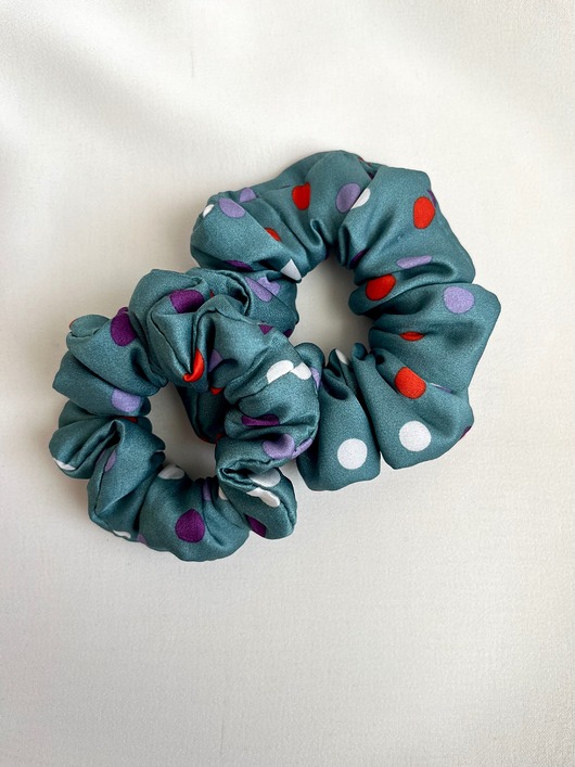 gumki do włosów Jedwabna gumka do włosów Silk Dot