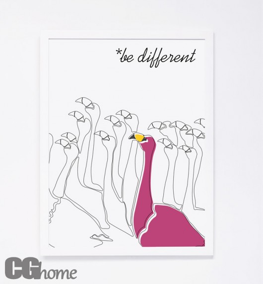 BE DIFFERENT grafika Cghome