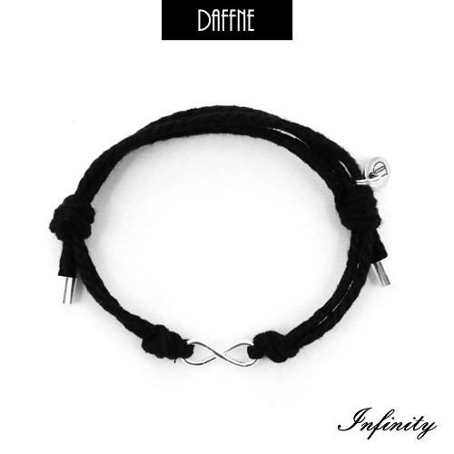Bransoletka INFINITY Black by Daffne LOVINA PRINTS