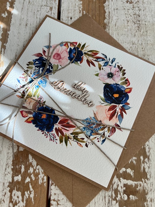 kartki scrapbooking Kartka - podziękowanie za współpracę