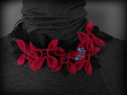 Red-Biżuteria Autorska FlowerFelt Design