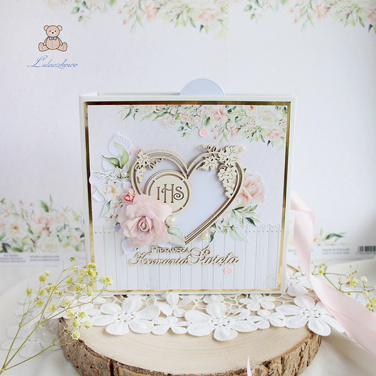 komunia - pozostałe Album komunijny pamiątka pierwszej komunii "Beautiful Day" GOTOWY