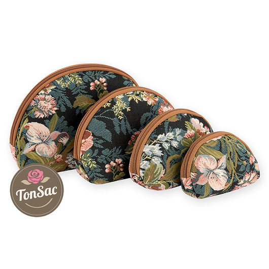 Zestaw kosmetyczek (4 szt.) -Ton Sac 'Fleurette' Ton Sac